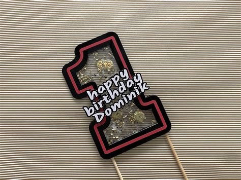 Image result for Number Shaker Cake Topper