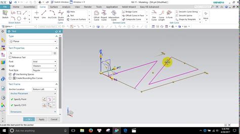 Image result for NX Curve Text