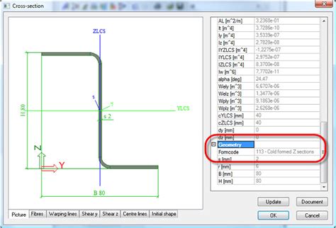 Image result for Cold-Formed Geometry Properties