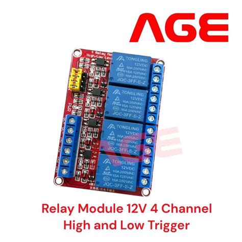 Afbeeldingsresultaten voor Relay Module 12V 4 Channel