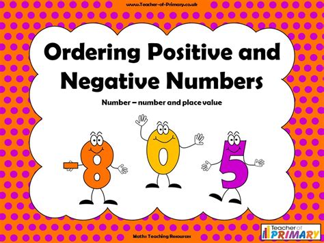 Image result for Ordering Negative Numbers Worksheet