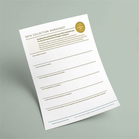 Image result for Data Collection Worksheet