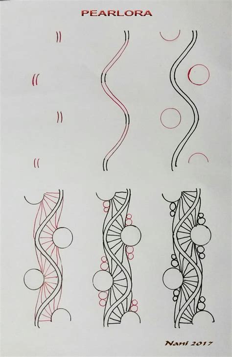 Image result for Zentangle Examples Step by Step