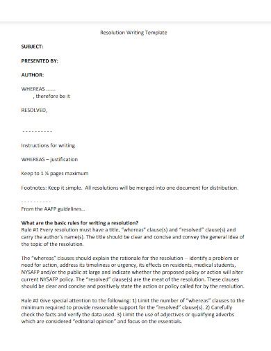 Image result for Sample of Resolution Paper