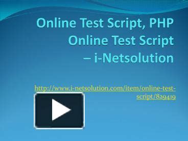 Image result for Testing Script PPT