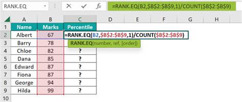 Percentile Rank Formula and Example に対する画像結果