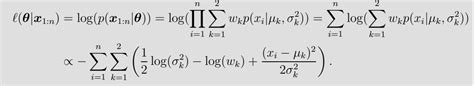 Image result for Log-Likelihood Gaussian Distribution