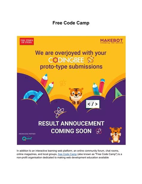 Image result for Free Code Camp Projects