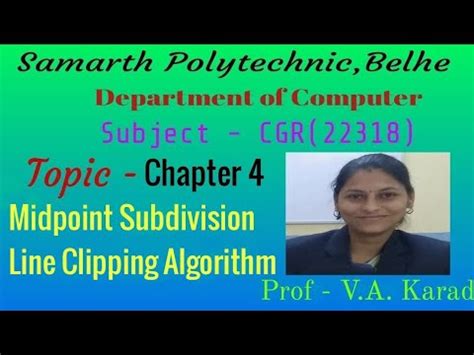 Midpoint Subdivision Line Clipping Algorithm に対する画像結果