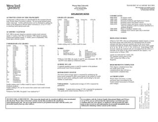 Image result for WVJC Transcript. Key