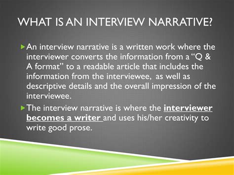 Image result for Narrative Interview Structure