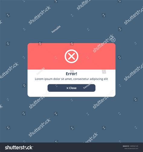 Image result for Error UI Screen Templates
