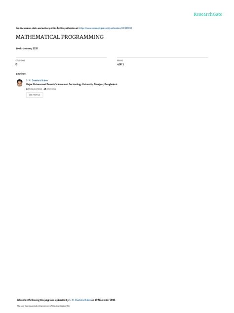 Mathematical Programming に対する画像結果