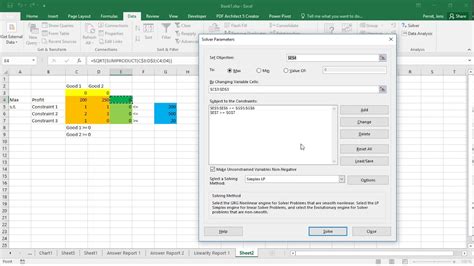 Image result for Excel Optimization Solver