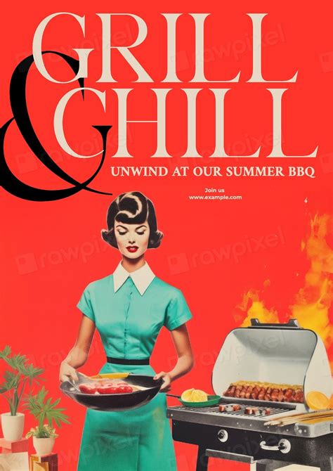 Image result for Spring BBQ Poster Template