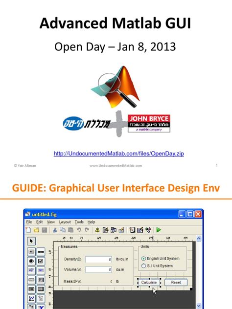 Toradh íomhá ar Components of MATLAB GUI