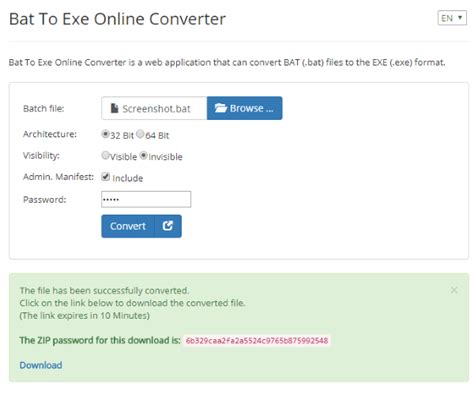 Image result for Bat to exe Compiler Program