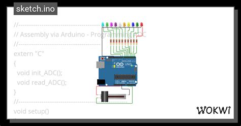Image result for Potensio 6 LED Arduino