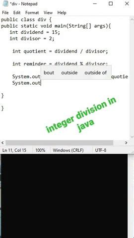 Easy Division in Java के लिए छवि परिणाम