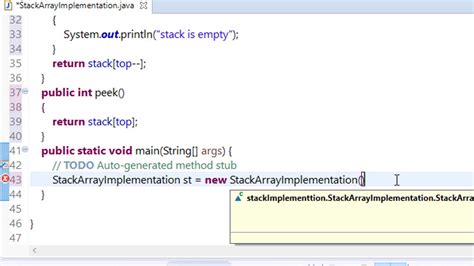 Image result for Stack Simple Program in Java
