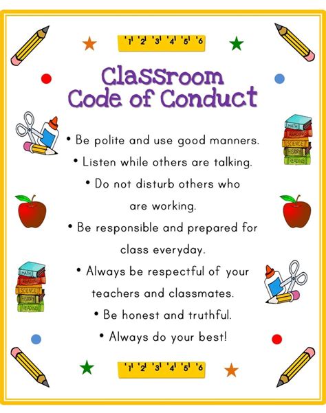 Image result for Class Code of Conduct