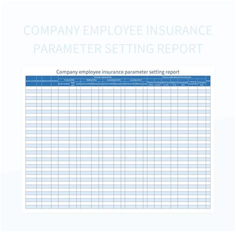 Excel Format of Insurance に対する画像結果