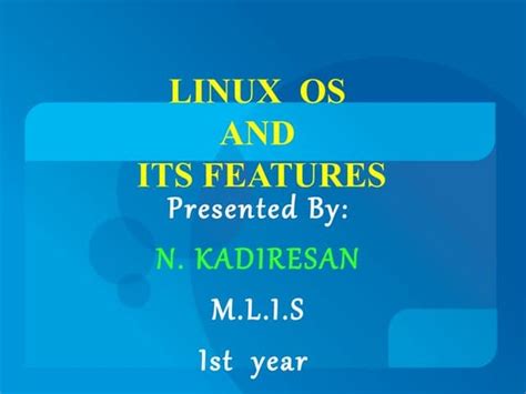 Image result for Linux OS Features