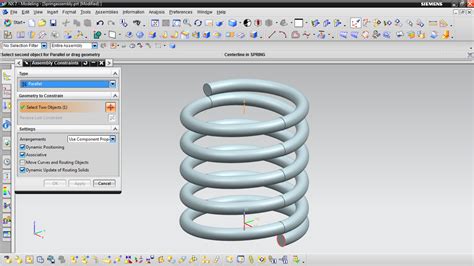 Image result for Sample of Spring Drawing On NX