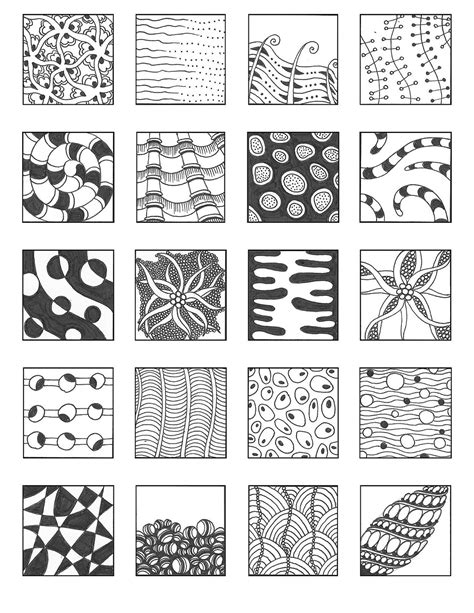 Tangle Patterns Zentangle માટે ઇમેજ પરિણામ