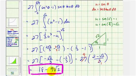 Image result for Trigonometric Substitution Definite Integral