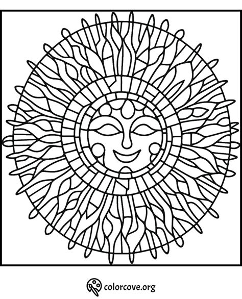 Image result for Abstract Sun Coloring Pages