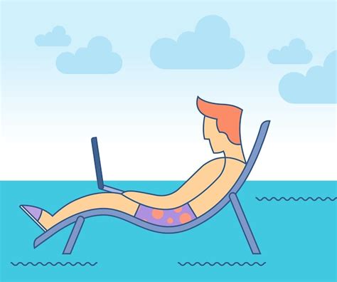 Image result for Beach Pictures with People Using Computer