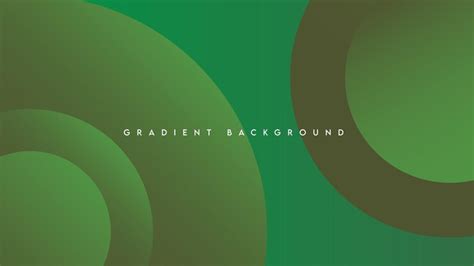 Premium Vector | Green background with round gradient effect
