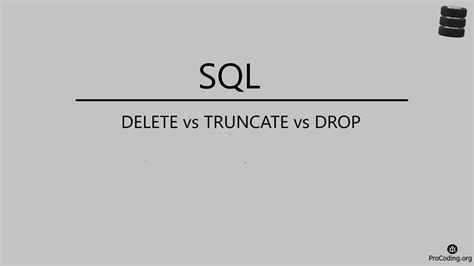 Toradh íomhá ar Differnce Between Delete and Drop in SQL