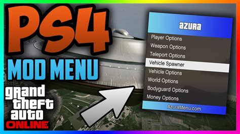 GTA 5 Online: PS4 Azura Mod Menu + DOWNLOAD - PS4 Mod Menu Showcase ...