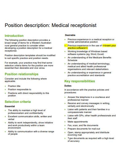 Image result for Receptionist Sample Resume Examples