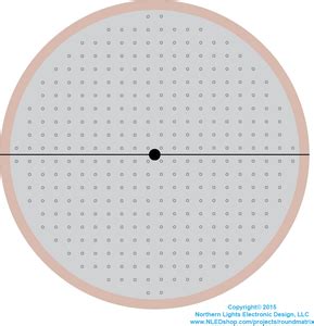 Image result for Round Matrix LED