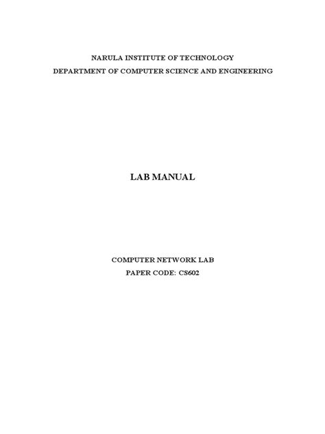 Image result for Computer Hardware and Networking Lab Manuals PDF