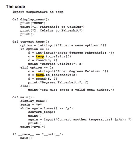 Python Code for Converting Temperature に対する画像結果