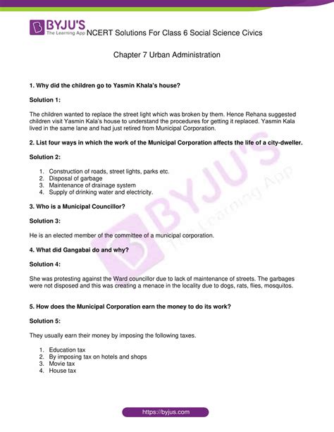 Afbeeldingsresultaten voor SST Class 6 CH Urban Administration