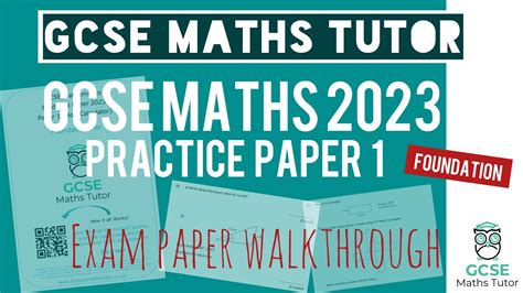 Image result for GCSE Maths Foundation Paper