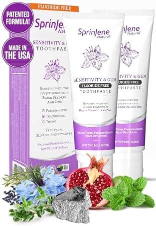 Amazon.com: SprinJene Natural Fluoride Free Toothpaste for Clean and ...