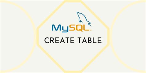 Image result for MySQL Code to Create Table