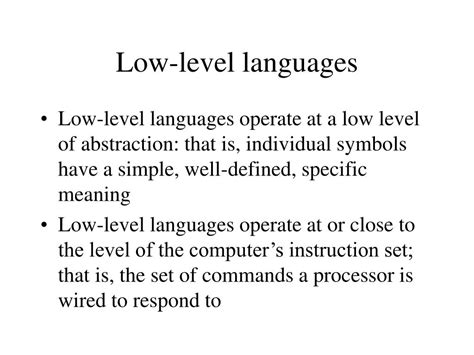 Image result for Low Level Programinng Languages