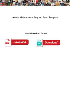 Image result for Example Request Form for Maintenance Vehicle