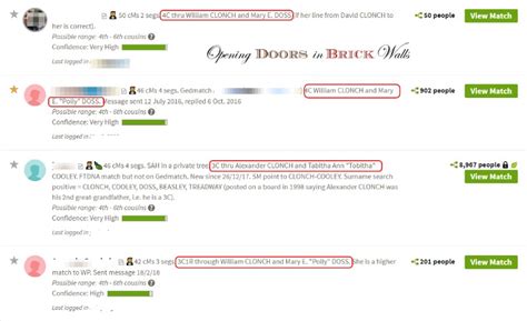 Afbeeldingsresultaten voor Shared Matches On AncestryDNA