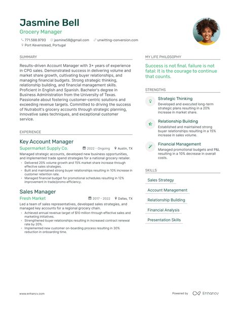 Image result for Commissarry Grogery Manager Resume Examples