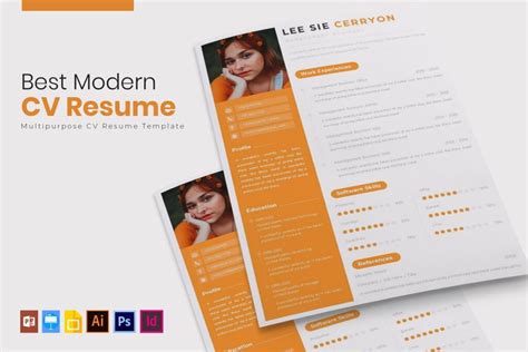 Image result for InDesign CV Template