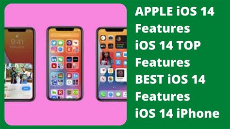 APPLE iOS 14 Features || iOS 14 TOP Features || BEST iOS 14 features ...