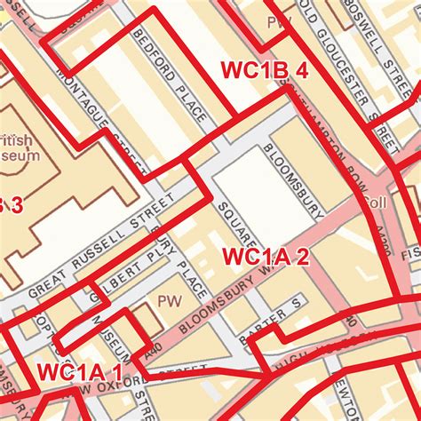Image result for W1 Postcode Area Map